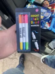 D.I.Y Bright Chalk Board Markers Dual Tip Bright Colorful Multicolor