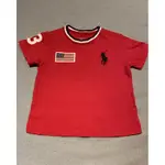 POLO RALPH LAUREN美國POLO BABY 6M紅色T-SHIRT嬰兒