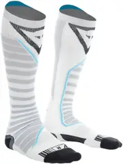 Dainese Dry Long Socks, black-white-blue, Size 45 - 47 for Men Black White Blue
