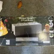 Better Homes & Gardens 14-inch Rectangle Tabletop Gas Burning Fire Pit NEW