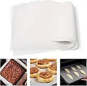 Large Baking Parchment Paper, HaWare 100 Pcs Precut White Greaseproof Paper Sheet for Steaming Cooking Grilling, Healthy& Non-Stick, 50x35 cm, Baking Paper Fit Oven Tray for Bread/Meat/Cookies