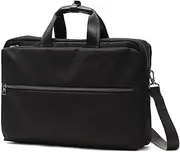 [World Traveler] No.17681 Men's Business Bag, A3 Compatible, Holds 14 inch PC, Setup, Lightweight, Removable Shoulder Strap, Black, Black, Free Size