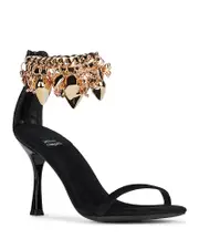 Jeffrey Campbell Women's True-Love Charm Embellished High Heel Sandals