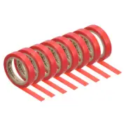 8Pcs 26Ft Tennis Racket Badminton Racquet Grip Finishing Tapes, Red
