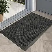 Door Mats Indoor – Absorbent, Non-Slip Indoor Door Mat for Back & Front Door, Patios- Stylish Low Profile, Rubber Backed Dust & Dirt Trapping Doormat, Barrier Mat & Entrance Rugs