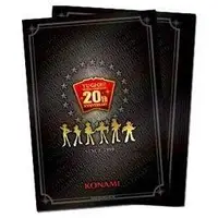 在飛比找蝦皮購物優惠-遊戲王 20th 20週年限定禮盒 卡套 (100 張入) 
