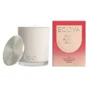 ECOYA Candle GUAVA & LYCHEE SORBET Mini Madison 80g 25hr Burn Time