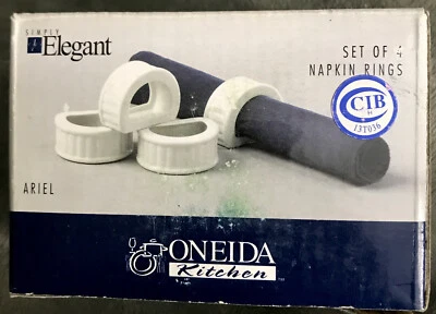 Oneida Kitchen Set Of 4 Napkin Rings