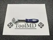 Snap-on Tools NEW CLASSIC BLUE 3/8" Drive Compact Round Swivel Ratchet FHCNFD72
