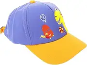 [NIYANGLE] 1pc Summer Sun Hat Adjustable Baseball Cap for Skin Friendly Comfort Dinosaur Design for Ages Blue