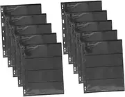10 Sheets Stamp Album Expandable Box File for Stamp Collecting Name Stamp Storage Loose-Leaf Commemorative Card Holders