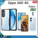 包裝 4 合 1 外殼 OPPO A60 4G 軟殼 FUSION 防震透明外殼