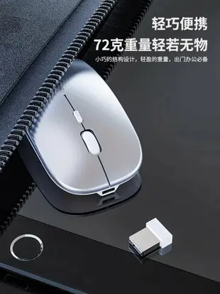 藍牙無線鼠標靜音可充電辦公滑鼠適用聯想華碩戴爾蘋果筆記本電腦