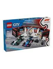 [LEGO] City F1 Garage And Mercedes AMG Alpine Cars 60444 Vehicle Toy