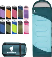 Backpacking Sleeping Bag for Camping, Lightweight Sleeping Bags for Adults Kids