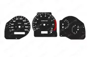 Nissan Silvia S15 KM/H Carbon Dial Cards Gauges