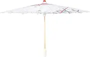 [SHERCHPRY] Japanese Umbrella Wedding Decor Party Decoration Wedding Ceremony Decorations Chinese Silk Parasol Japanese Parasol Japandi Decor Bamboo Classical Umbrella Japanese-Style