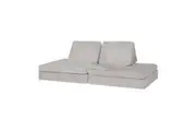 Huddle Kids Modular Play Foam Couch - Grey
