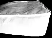 Box Cushion Cover- Square Patio Seat Chair Indoor Cushion Cover Polyester White 22" Length x 22" Breadth x 5" Thick (56cm x 56 cm x 12cm)