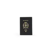 [Balenciaga] Balenciaga-Black Leather Passport Holder-Uomo OS OS