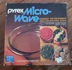 Pyrex Vintage Microwav Clear Glass Baking Dish 221 21cm 9" Handles New In Box B6
