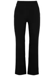 Spanx The Perfect Pant Kick-flare Stretch-jersey Trousers - Black - M M