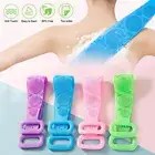 Silicone Bath Towel Back Brush Scrubber Exfoliating Scrub Body Wash Dual SiZQ