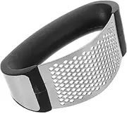 Ciieeo Stainless Steel Garlic Mincer Tool Handheld Manual Garlic Crusher for Easy and Efficient Crushing Convenient Design for Kitchen Use Stainless Steel Construction for Home and