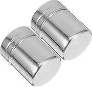 OKUMEYR Portable Stainless Steel Salt Shaker Multi-Function Spice Storage Jar Pepper Salt Dispenser for Kitchen Condiment Jar Easy to Use