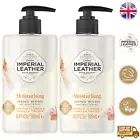 Imperial Leather Hand Wash Anti Bacterial Cotton Flower Vanilla Orchid 500ml x2