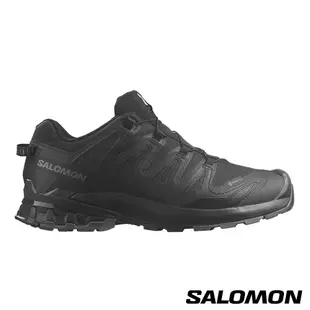 官方直營 Salomon 男 XA PRO 3D V9 Goretex 健野鞋 寬楦 黑/灰/灰