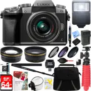 Panasonic LUMIX G7 DSLM Camera with 14-42mm Lens + 64GB Bundle