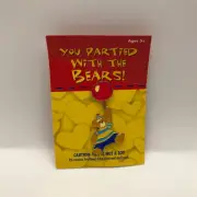 Build A Bear Birthday Balloon Pin Pinback Card You Partied With the Bears 2007