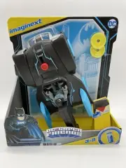 New Imaginext DC Super Friends Deluxe Bat-Tech Batman Batmobile Car Ride Vehicle