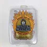 Wonder Warmers Reusable Hand Warmers Warms Instantly Medium Size 2 Pads 4.3"x3"