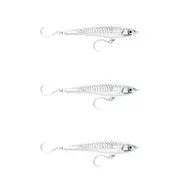 3x Rapala 17cm X Rap Magnum Stick Slow Sink Bait Fishing Lures - HD Ghost