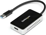 StarTech.com USB 3.0 to HDMI External Video Card Adapter – 1 Port USB Hub – 1080p – External Graphics Card for Laptops – USB Video Card