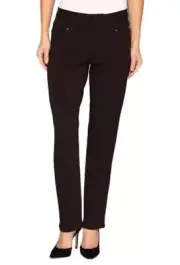 NYDJ Women L Pocket Slim Pants Espresso Petite Size 4P