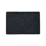Smart Home Products Basic 60 x 40cm Polyester Gel Back Outdoor Mat Black