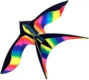 STARTIST Kite Kiting Outdoor Activities Plaid Acrobatic Sport Kite Single Line Control for Backyard Hiking Lawn (String Not Included)