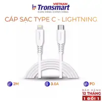 在飛比找蝦皮購物優惠-Tronsmart USB-C 至 Lingtning 充電