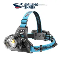 在飛比找蝦皮商城優惠-微笑鯊正品 K225 強光頭燈 感應頭燈 釣魚頭燈 頭戴式頭