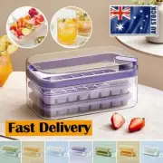 Quick Ice Maker Ice Cube Tray Silicone Ice Box Shovel Press Button Ice ReleaEV