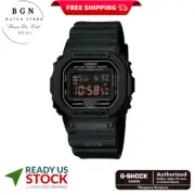Casio G-ShockDW5600MS-1 Men's G-Force Military Concept Black BRAND NEW