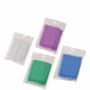 300 Pcs Disposable Dental Micro Brush Cosmetic Micro Applicators Sticks 4 Sizes