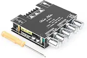 Bluetooth Power Amplifier Board with Subwoofer 2.1 Channel 50W×2+100W, 12V-24V Audio Power Amplifier Module with Treble and Bass Control (ZK-MT21)