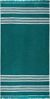 Trends Alley Antalya - Turkish Beach Towel | 100% Cotton Oversized Beach Towel (90x180 cm) | Sand-Free & Quick-Drying | Peshtemal Bath Towels for The Beach, Pool, Travel, & Spa