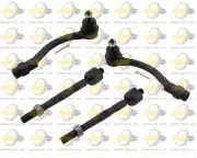 Steering Inner Outer Tie Rods Rack Ends For Kia Rio LX SX 1.6L Terminales Axial (for: Kia)