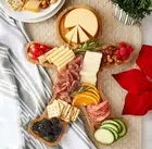 COCO + LOLA Gingerbread Man Cheese Board Charcuterie Knife Set Holiday Serveware