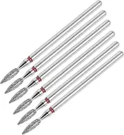 6 in 1 Nail Drill Bits for Manicure Set Cuticle Removal Tool Grinding Head for Nail Art